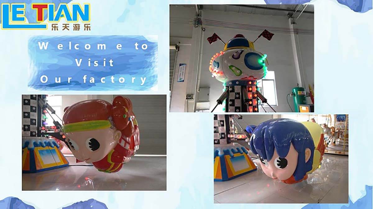 LETIAN professional new carnival rides plane theme park-4