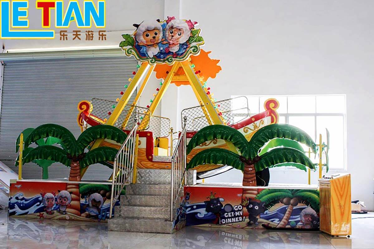 LETIAN interesting pirate ride for children theme park-3