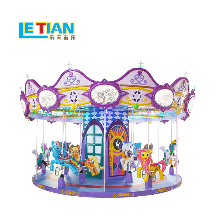 Kids Carousel Horse Rides carnival games merry go round LT-7032B