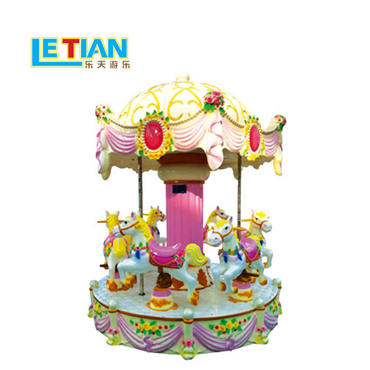 Kids 6 seats mini colorful Carousel ride LT-7039D
