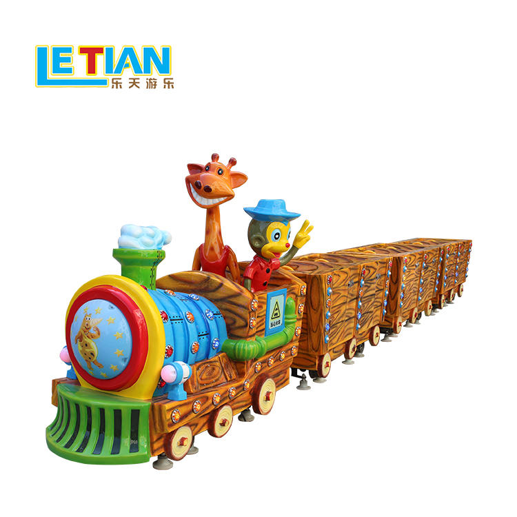 Small jungle track train for sightseeing kids theme park equipment lt-7086a