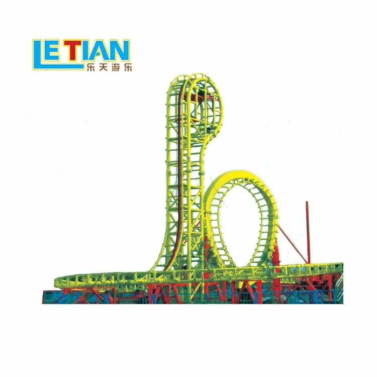 Vertical roller coaster ride equipment with six rings LT-7016