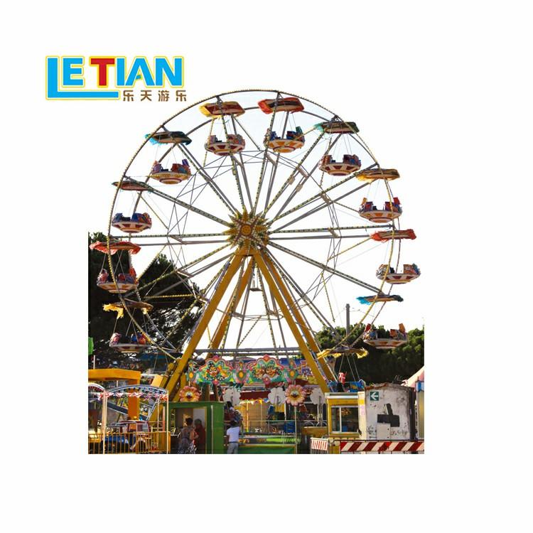 Wonder wheel large amusement ride with 72 seats